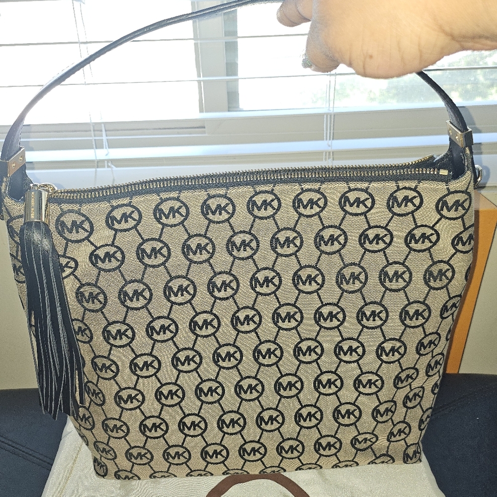 Michael Kors Tan and Black Women's Bag